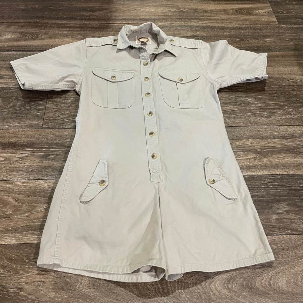 Vintage Banana Republic Safari Romper • Women’s Small